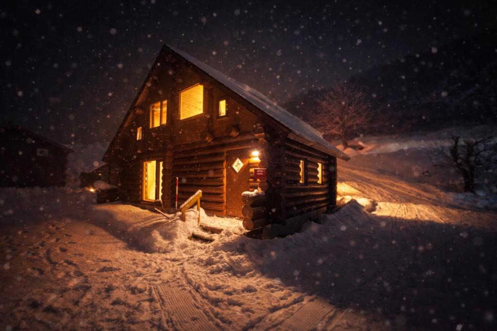 Hirafu Ski Chalet | 駅近55m 貸切Hirafu Cottage 映画鑑賞可プロジェクター 簡易スキー道具 比羅夫スキー場まで車5km 最大5名