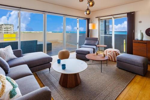 Yonabaru Apartment | 12階絶景オーシャンビュー サウナジャグジー付 BBQ可 最大6名 parking2台無料 P117