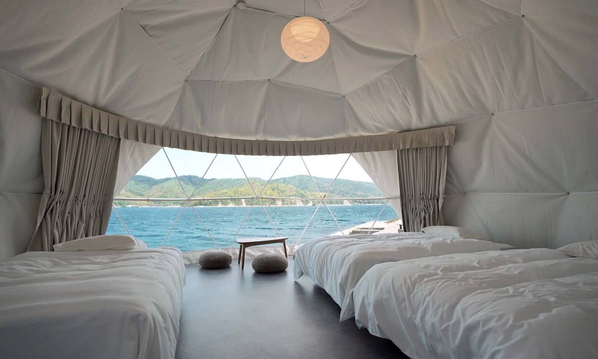 Ama RV Rental | 3 Geodome Breakfast included plan For 3 adult/Oki County Shimane