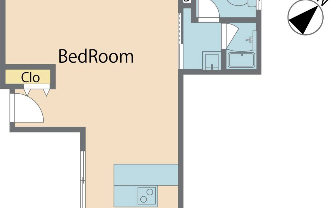 Higashiazabu Hotel | 36 m² Hotel ∙ 1 bedroom ∙ 4 guests