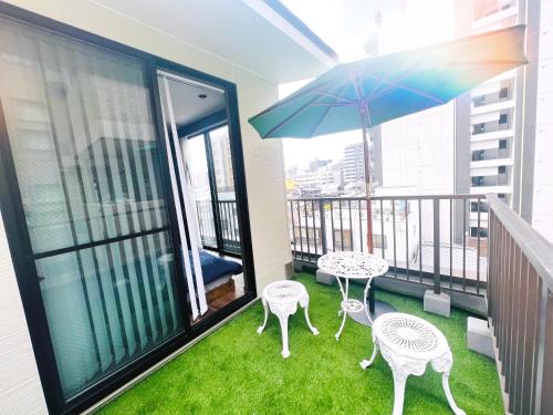 Tanimachi Apartment | 501落地大床房-心斋桥-道顿堀-日本桥-大阪城公园-难波-梅田-地铁站200m-京都奈良神户-5楼 无电梯
