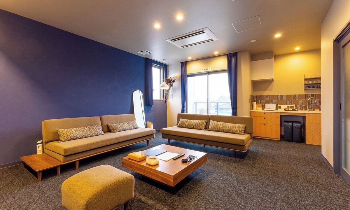Biei Hotel | A relaxing room that combines modern apartment des/Kamikawa District Hokkaidō