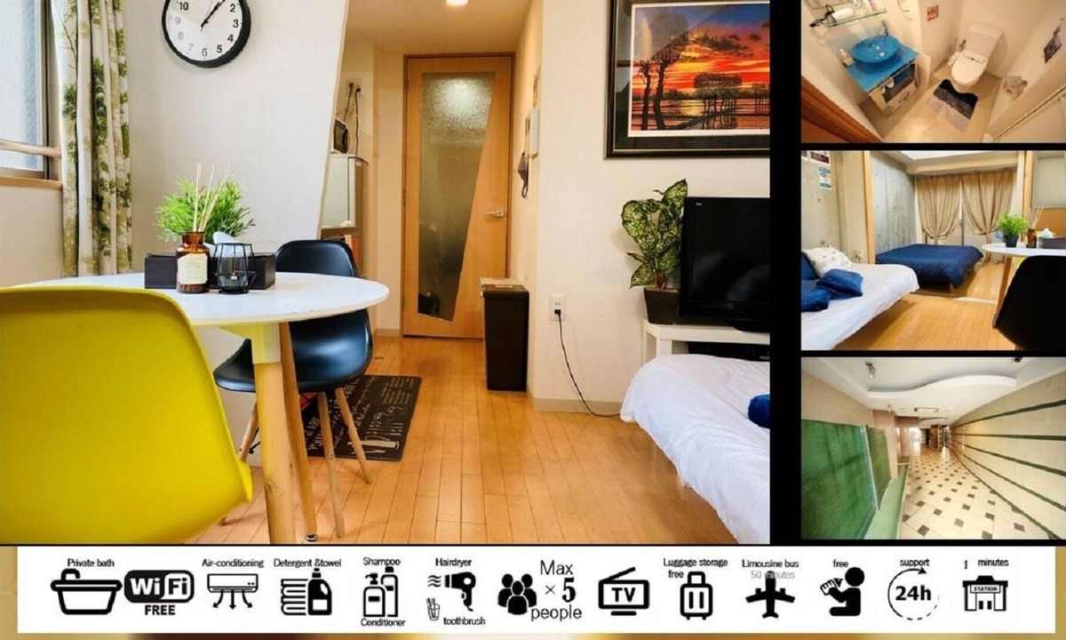 Tennoji Apartment | Acomo 215 1 minute to the inn station where reserv - Acomo 215 / Osaka Ōsaka