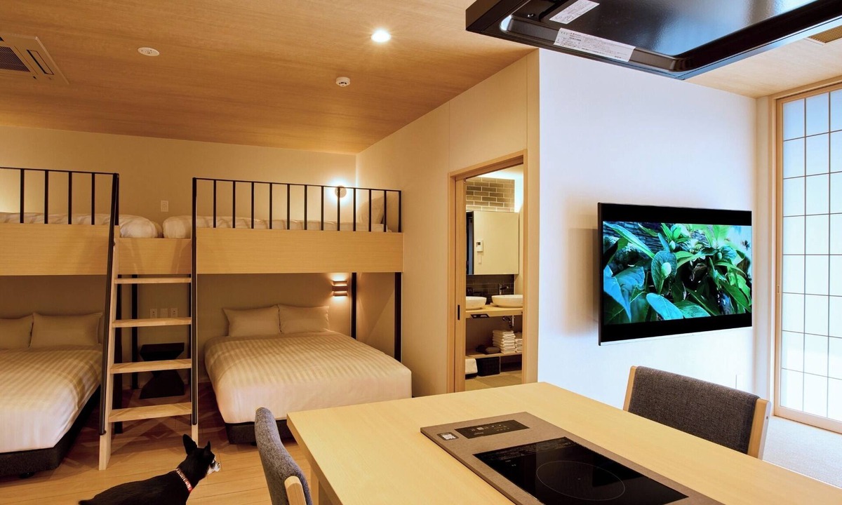 Onsen Apartment | B Bunkbed2 Double 2 SingleDog friendly/Awara City Fukui
