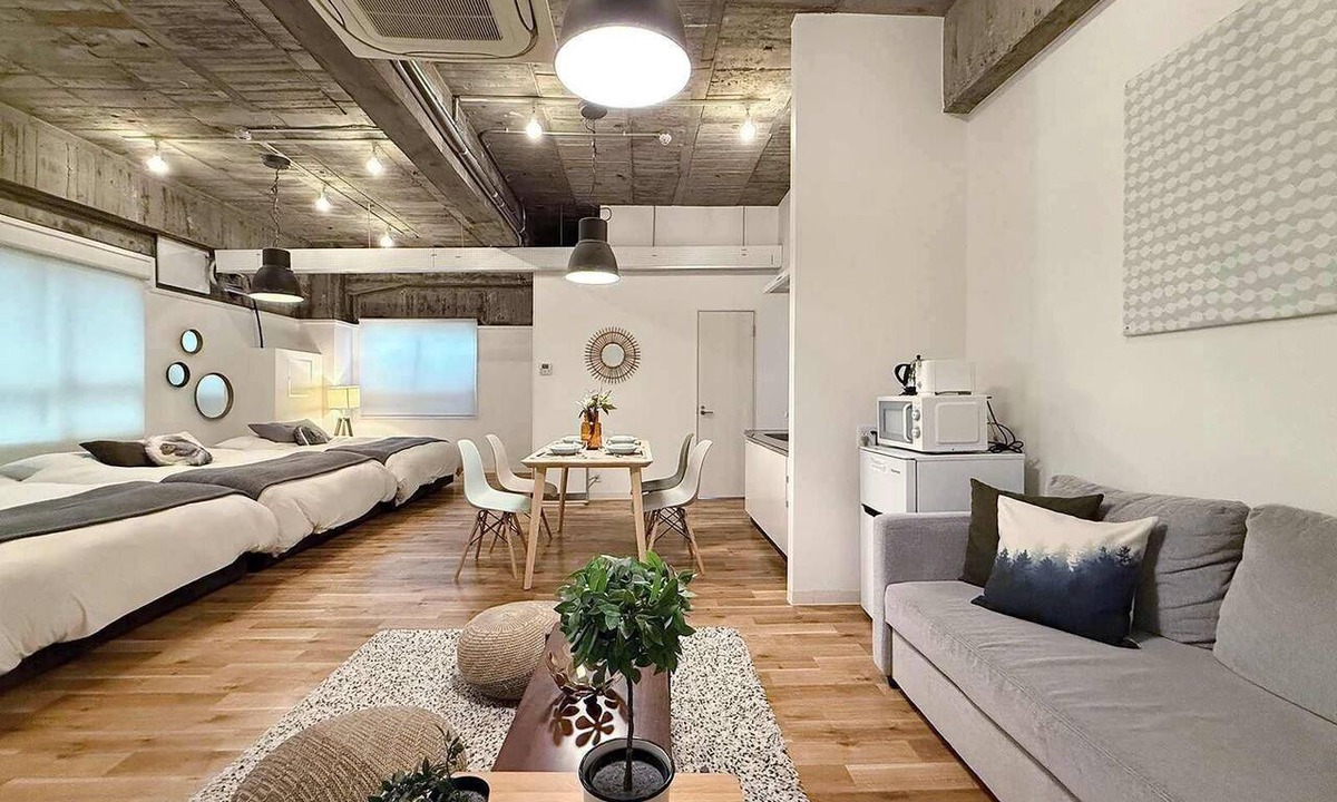Hiroshima City Centre Apartment | b hotel 402 Open Apt for 10ppl near Hondori Shopping