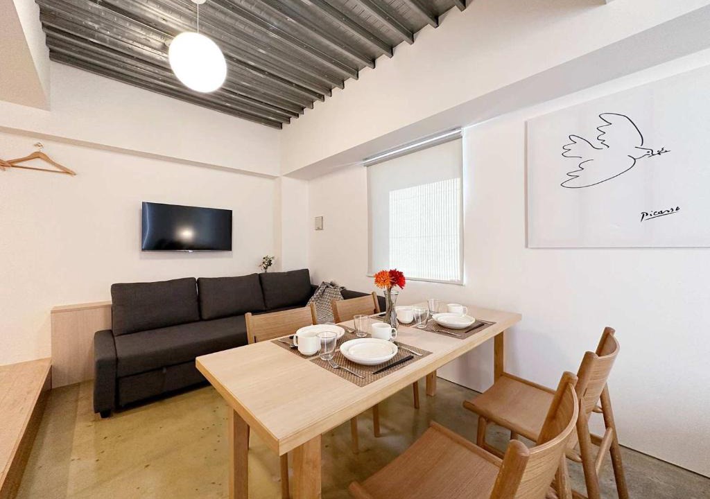 Hiroshima City Centre Apartment | b hotel Arts Dobashi - Modern 1 BR apartment good for 6 people