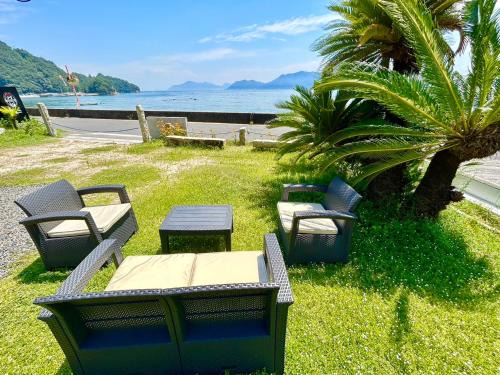 Onomichi House | Beach Villa Tachibana目の前が海 ペット犬OK Max7名3ユニット BBQ SUP カヤック完備 サイクリング最適
