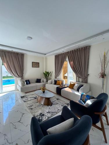 Mobarak City Villa | BERGHOFF RESIDENCE - LUXURY AIR- CONDITION VILLA WITH PRIVATE POOL - king Marriott Alex