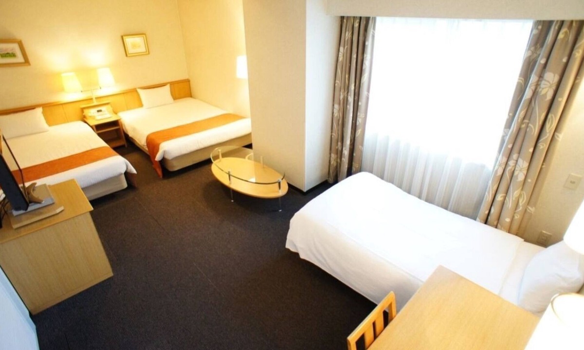 Suminoe Hotel | Breakfast included Triple nonsmoking Corner r/Osaka Ōsaka