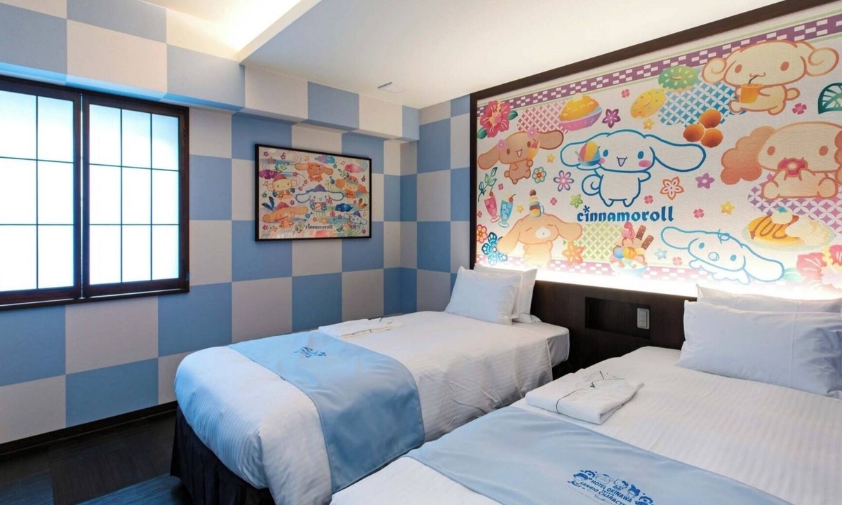 Asato Hotel | Cinnamoroll Character Twin | Room only Stand/Naha Okinawa