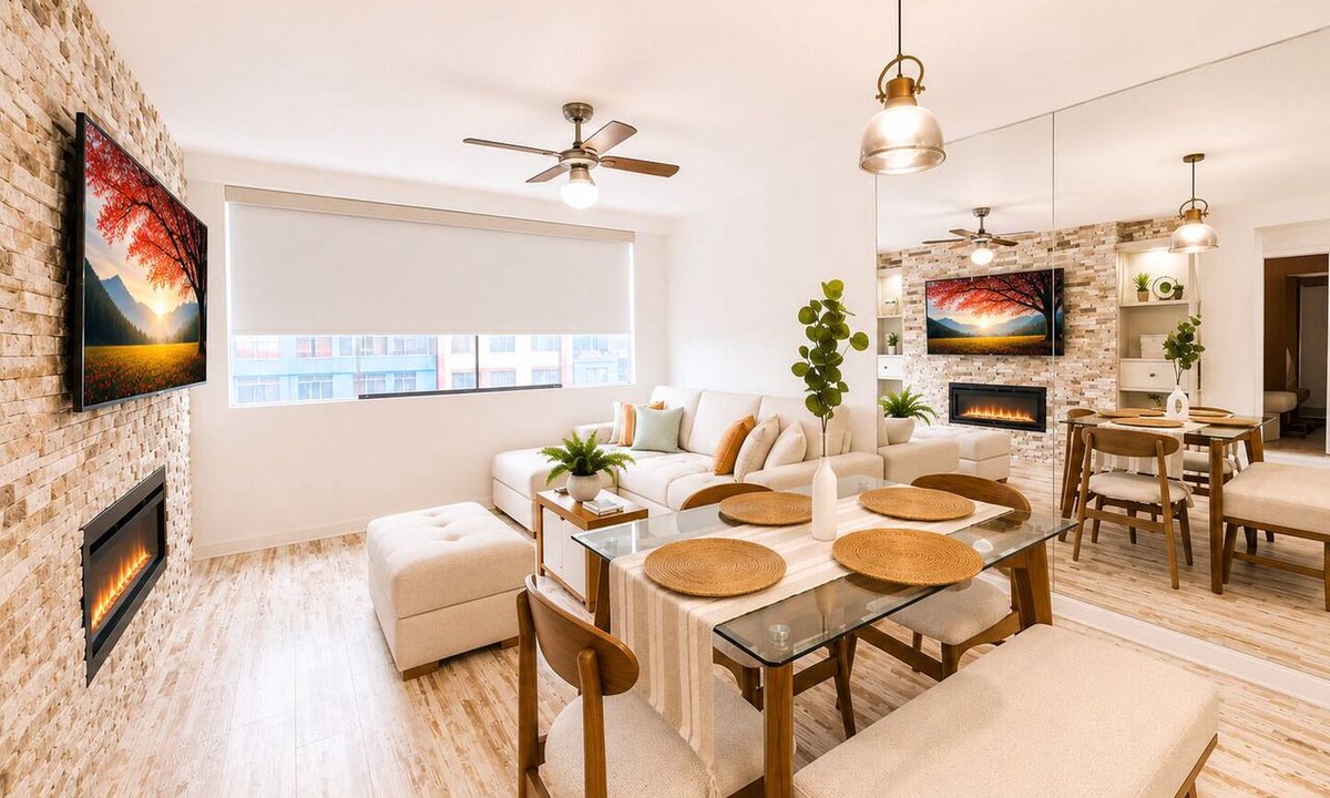 Urbanizacion La Vina Apartment | Elegant Modern Apartment, Clean New! 2BR with AC -Close to Jockey Plaza!