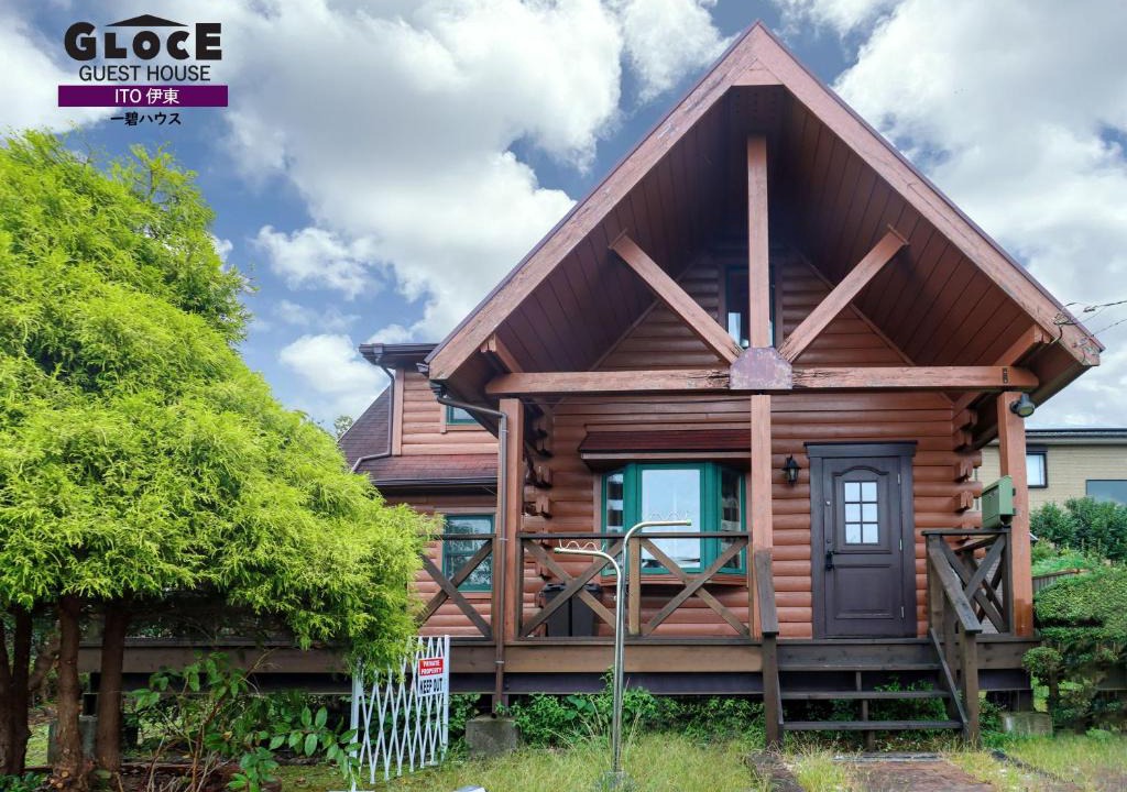 Ito House | GLOCE伊東一碧house 自然が溢れ閑静なエリアにあるログハウスを貸切り