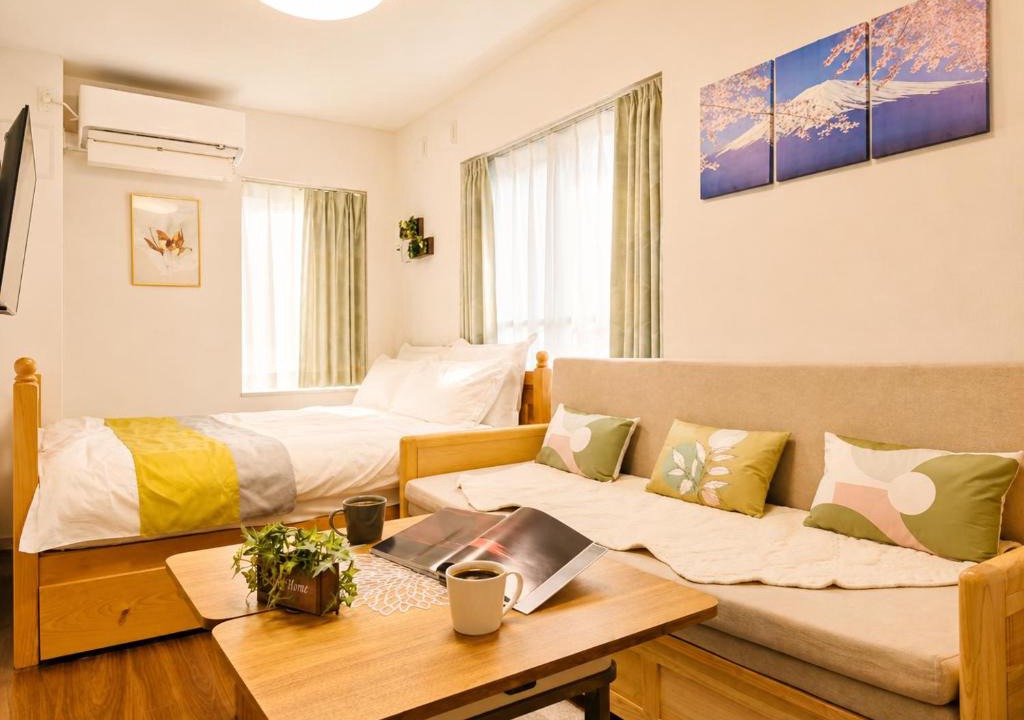 Numabukuro Apartment | Goennyado直通新宿中野Rooftop新宿夜景富士山和風モダン2タイプFree Baggage Drope