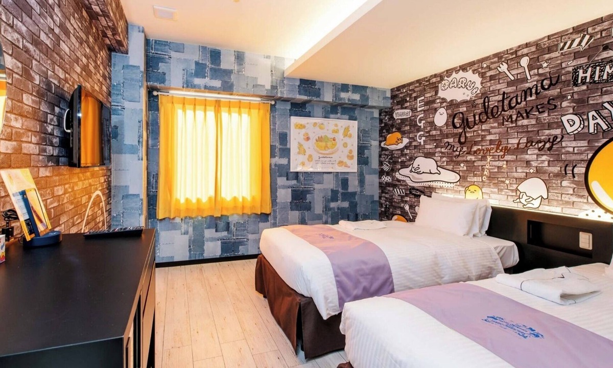Asato Hotel | Gudetama Character Twin | Room only Standa/Naha Okinawa