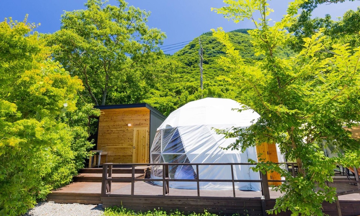 Yufuin Onsen Cabin | Guest room with hot spring dome tent 1 night /Yufu Ōita