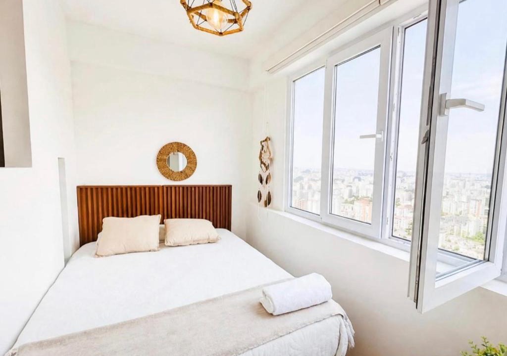 Lima House | Habitacion con estilo bali tulum con expectacular vista roftop frente a Miraflores