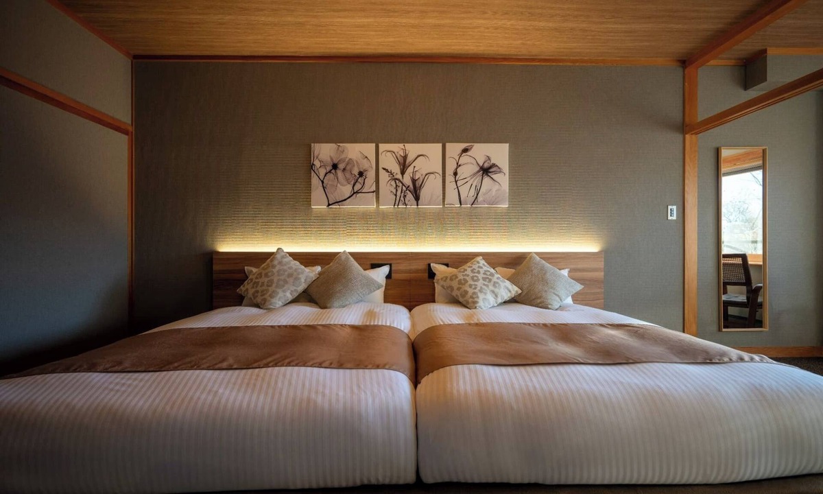 Towadakohan Onsen Hotel | JapaneseWestern style twin room Hollywood twin/Towada Aomori