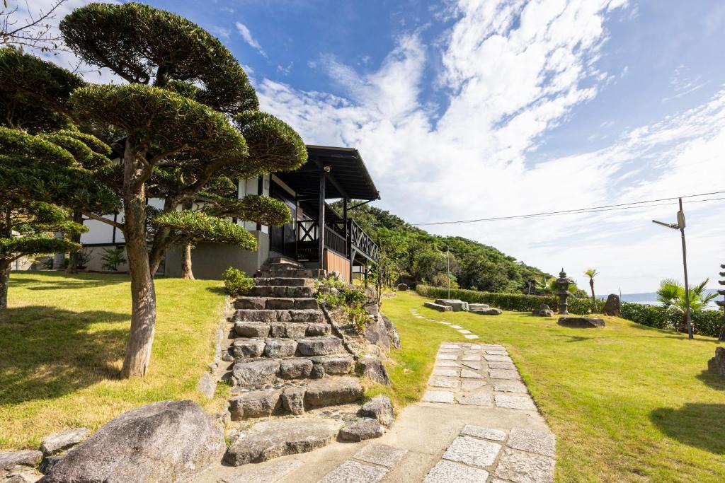 Nishi Ward Villa | Keiko"s Home 宮浦一日一組限定海の絶景オーシャンビューのラグジュアリー別荘2000m2BBQ可海釣公園