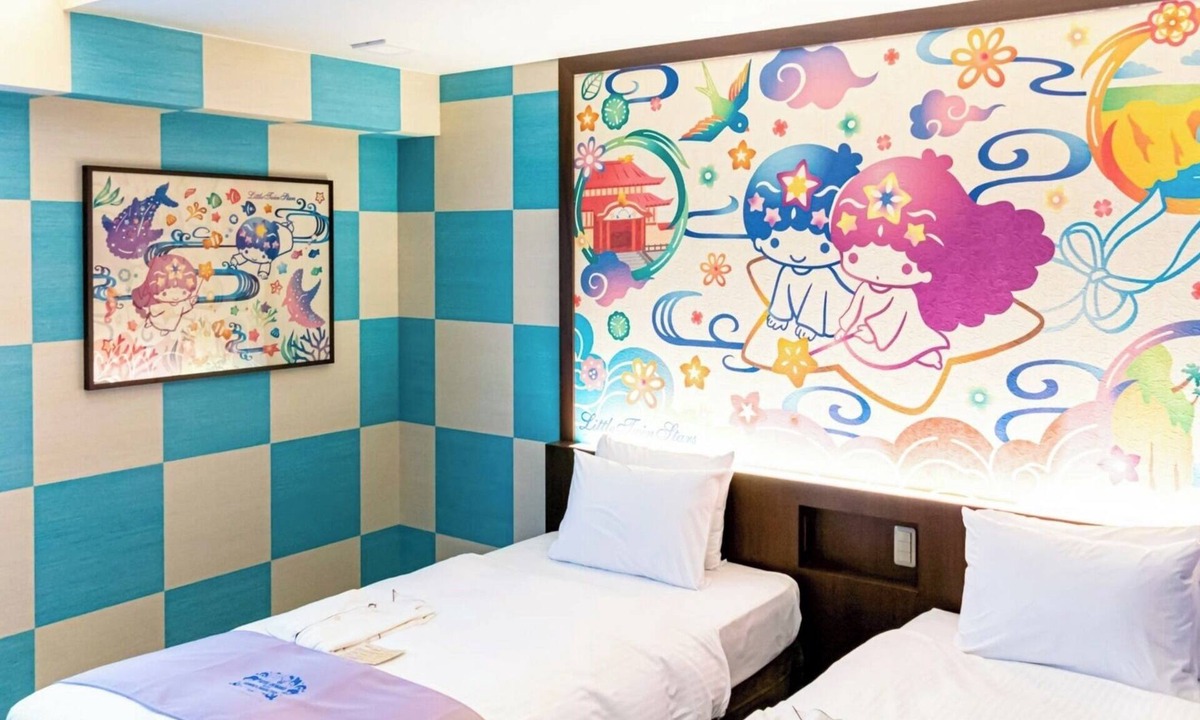 Asato Hotel | Little Twin Stars Character Twin | Room only/Naha Okinawa