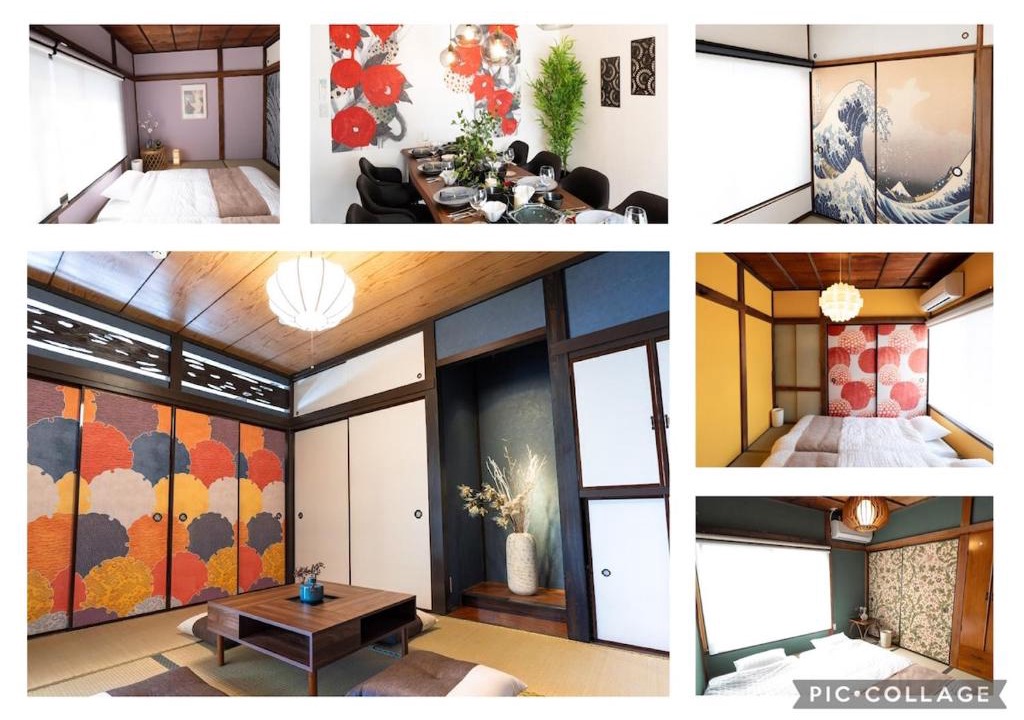 Oji Apartment | Max 15 people OK,2-minute walk from the station, Japanese-style modern 6LDK house