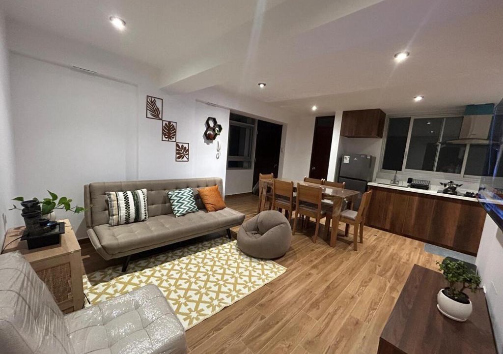 Cusco Apartment | Modern apartment in Cusco - Kitchen, Washer and TV