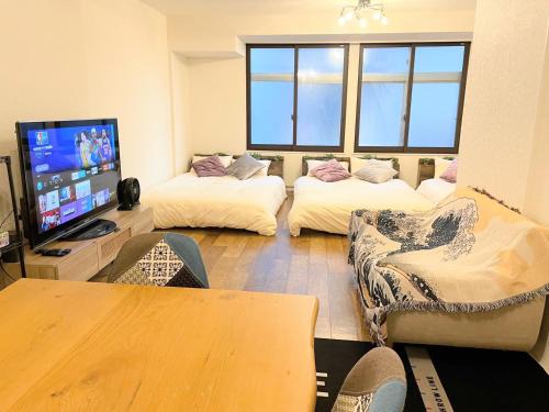 Shikitsuhigashi Apartment | Modern House Fukufuku Namba