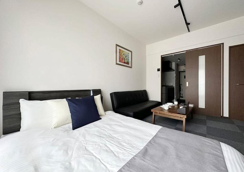 Hiroshima City Centre Apartment | Nagomi by b hotel - Beautiful 1 BR New Apt City Center for 3 Ppl