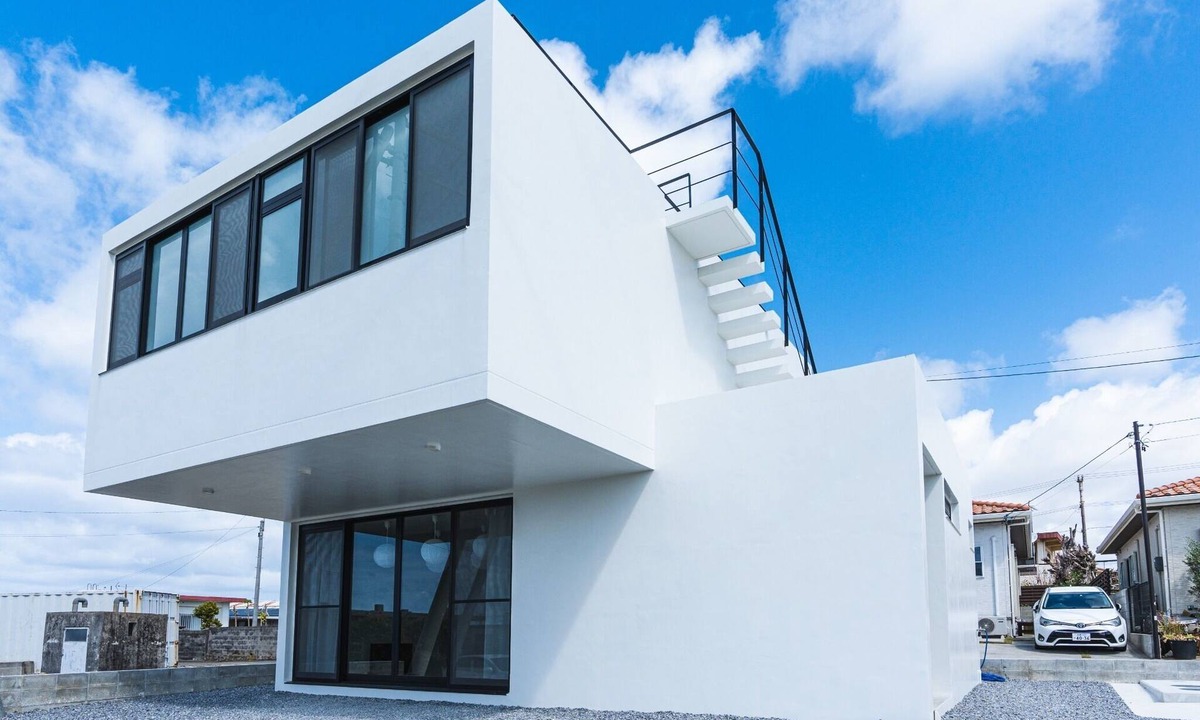 Nashiro House | NEW OPEN 1 minute walk to the sea Rent out a sty - Nashiro White Cube/Itoman Okinawa