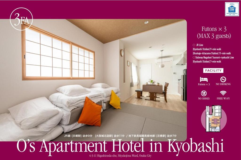 Miyakojima Apartment | O's Apartment Hotel In Kyobashi 3FA