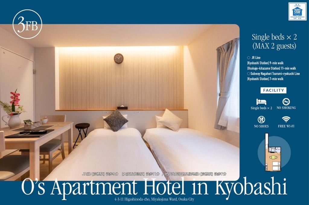 Miyakojima Apartment | O's Apartment Hotel In Kyobashi 3FB