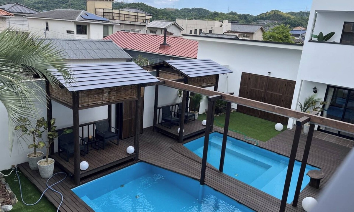 Onomichi House | Private pool 2LDK maisonette villa | All rooms h/Onomichi Hiroshima