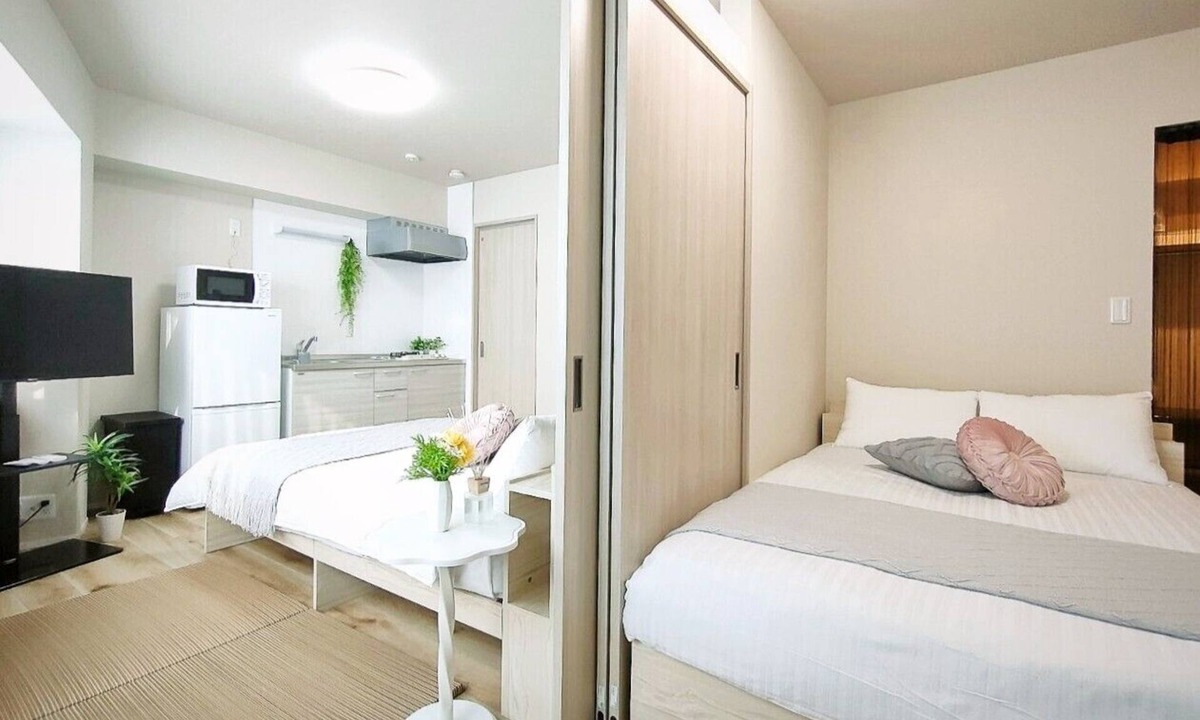 Konohana Apartment | Residential Hotel Alex 401 New construction/9 min. from USJ/4 min. walk from Nishikujo Station/Elevator/Tatami mats