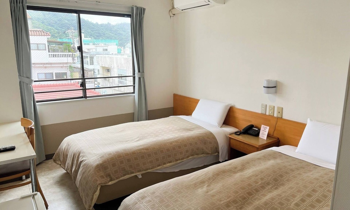 Nago Hotel | Smoking Twin room with unit bath/Nago Okinawa