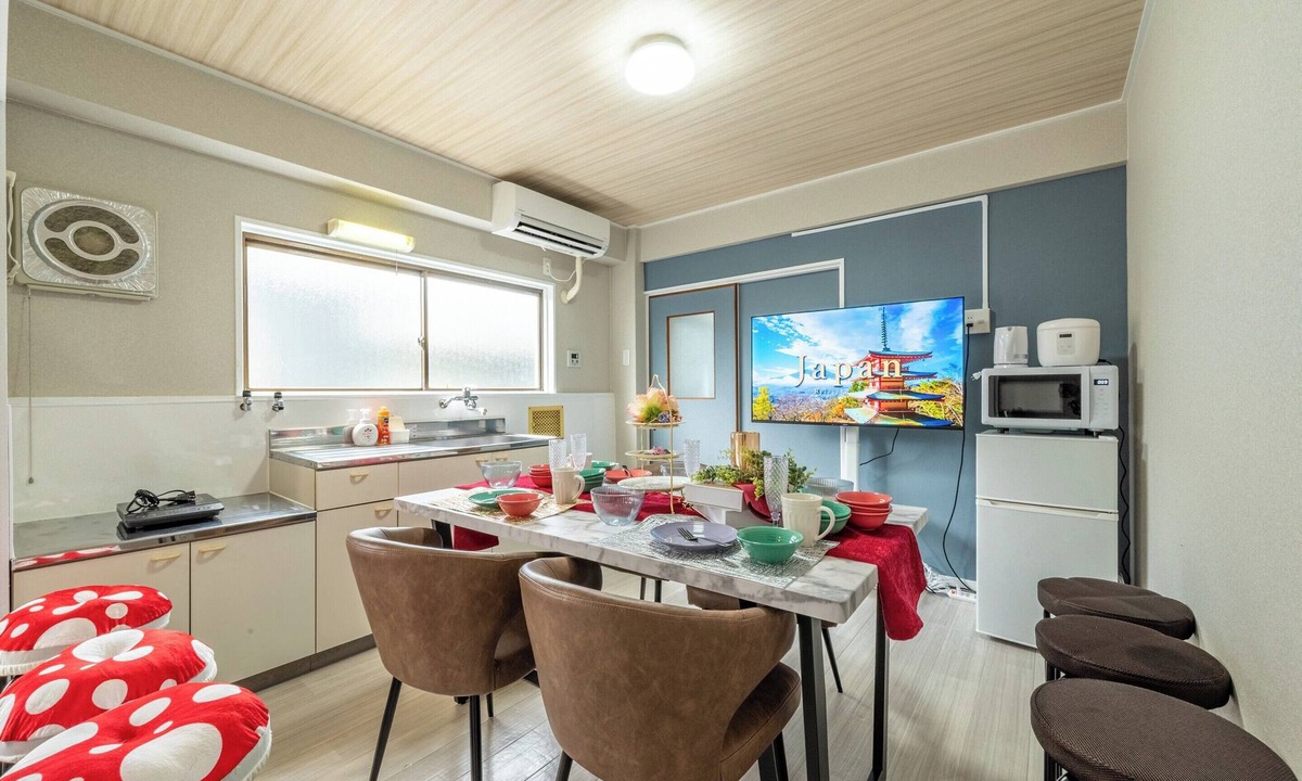 Konohana Apartment | Umeka 302.303 Hotel GRAN Umeka Family friendly Free parking 10 minutes to USJ