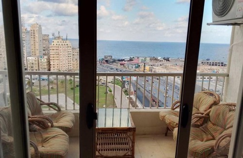 Sidi Jabir Apartment | شقه على البحر مباشره فى عمارات الظباط مصطفى كامل سيتي اسكوير