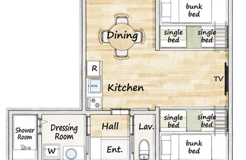 Sawara-ku Apartment | カシェット西新 - PayPayドーム近く 西新駅5分 最大6名