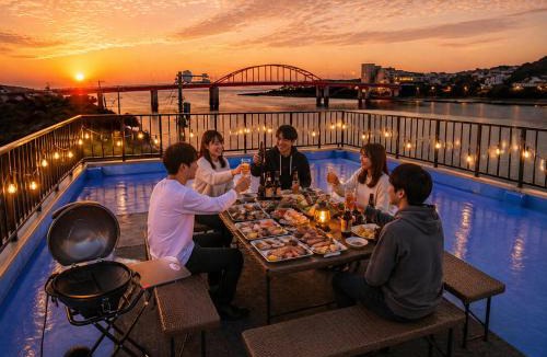Hitachinaka Villa | ゲストハウスMoana 那珂湊おさかな市場徒歩5分,9名可,BBQ可