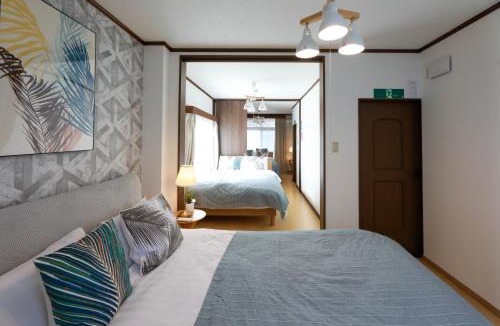Tsuruhashi Villa | 恵美鶴橋 7つの寝室 ベッドは9台の大きなお部屋バスルーム3台 快適なグループ旅行を楽しめます