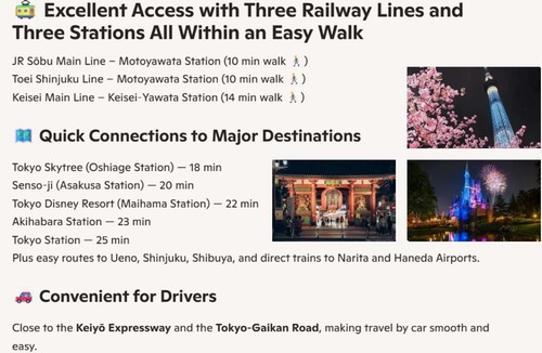 Ichikawa House | 最大12名宿泊の駐車場付一棟貸切戸建, 3駅徒歩圏, 3路線利用でディズニーランド, 浅草, 東京都心, 成田&羽田空港, 幕張へも大変便利