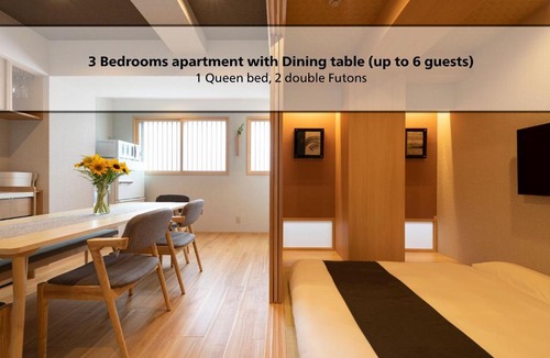 Shinsekai Apartment | 白樺の宿 恵美須, Shirakabanoyado EBISU, SELF CHECK-IN ONLY