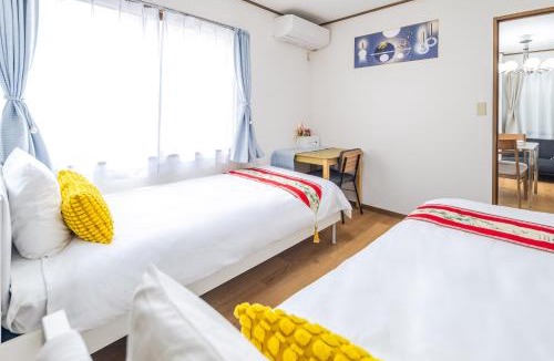 Minamikoiwa House | 花の宿旅館Flower Hotel202室JR総武线小岩站步行8分成田羽田机场巴士直达迪斯尼乐园直达
