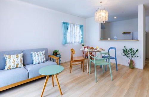 Okinawa Apartment | 那覇空港から15分DMM水族館とイーアス豊崎近く最大10名oKの南部リゾート宿OKS inn