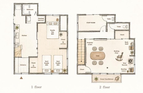 Kotsubo Apartment | 鎌倉逗子の隠れ家 海と富士山を望む4名1棟貸し古民家宿 最大7名