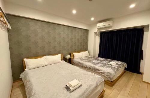 Dotonbori Apartment | 青葉邸-AOZORA 1002-3 Min Walk to Dotonbori 3LDK 2 Bath 2 WC Premium Tower Residence
