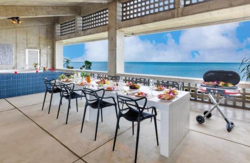 Imadomari House | 10 seconds to the sea, jacuzzi & BBQ available, ocean view from every room on the beach Terrace