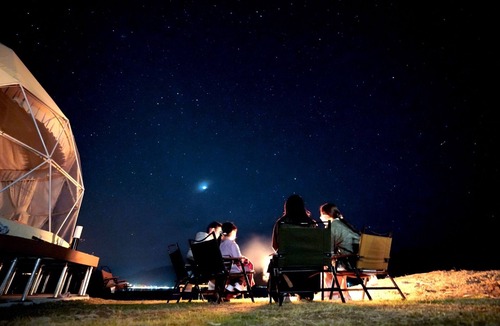 Ama RV Rental | 2 Geodome DinnerBreakfast included plan For /Oki County Shimane