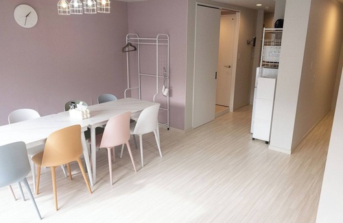 Kabukicho Apartment | 302-Pastel Room｜8 ppl | Custom Queen Bunk Beds｜Golden Gai & Kabukicho | 40㎡