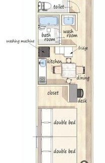Nakamura Apartment | 5-min drive from Nagoya 5 guests 2 beds 701