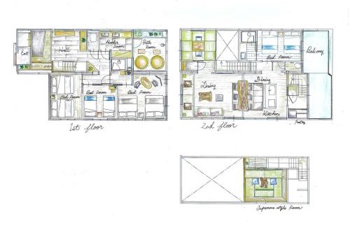 Konohana Apartment | 6LDK 最寄駅から徒歩5分でusjまで電車で15分の宿