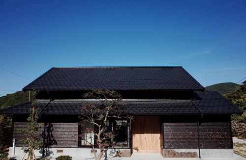 Goto House | A single old private house for rent, limited to one couple per day, towering along a cove on Fukue Island in the Goto Archipelago.